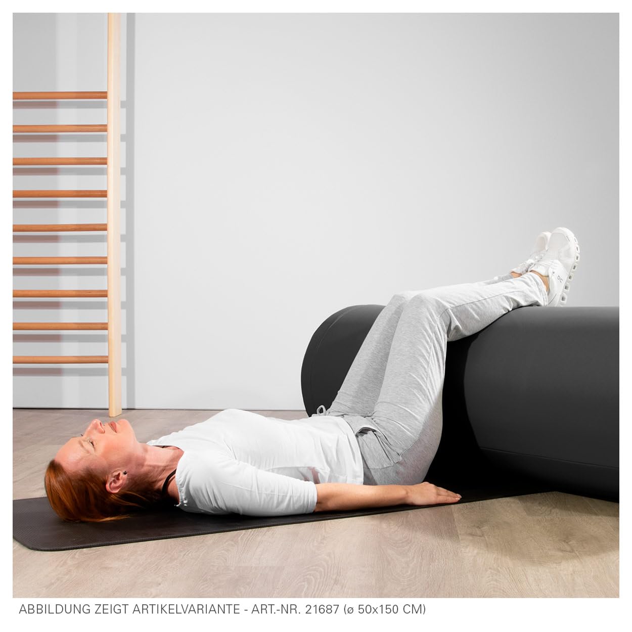 Sport-Tec Therapiegeräte Spastikerrolle 30x100 cm anthrazit