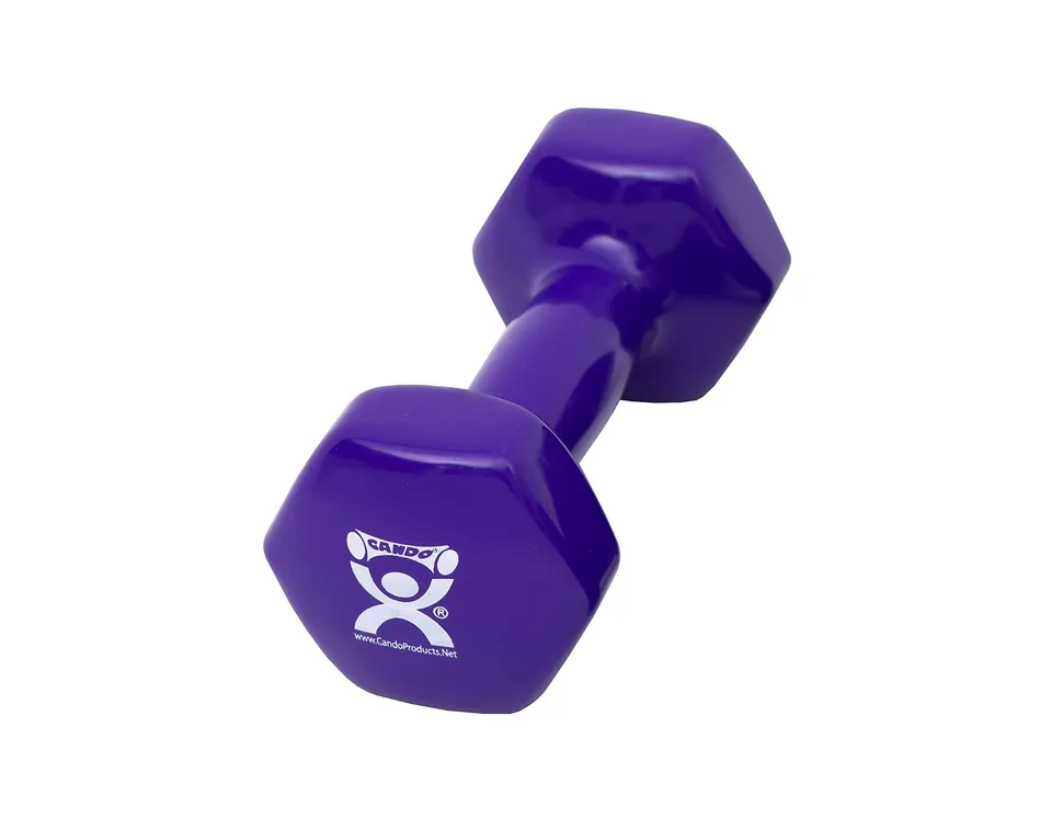 CanDo weight series Kurzhantel Vinyl 2,27 kg Blau Gusseisen