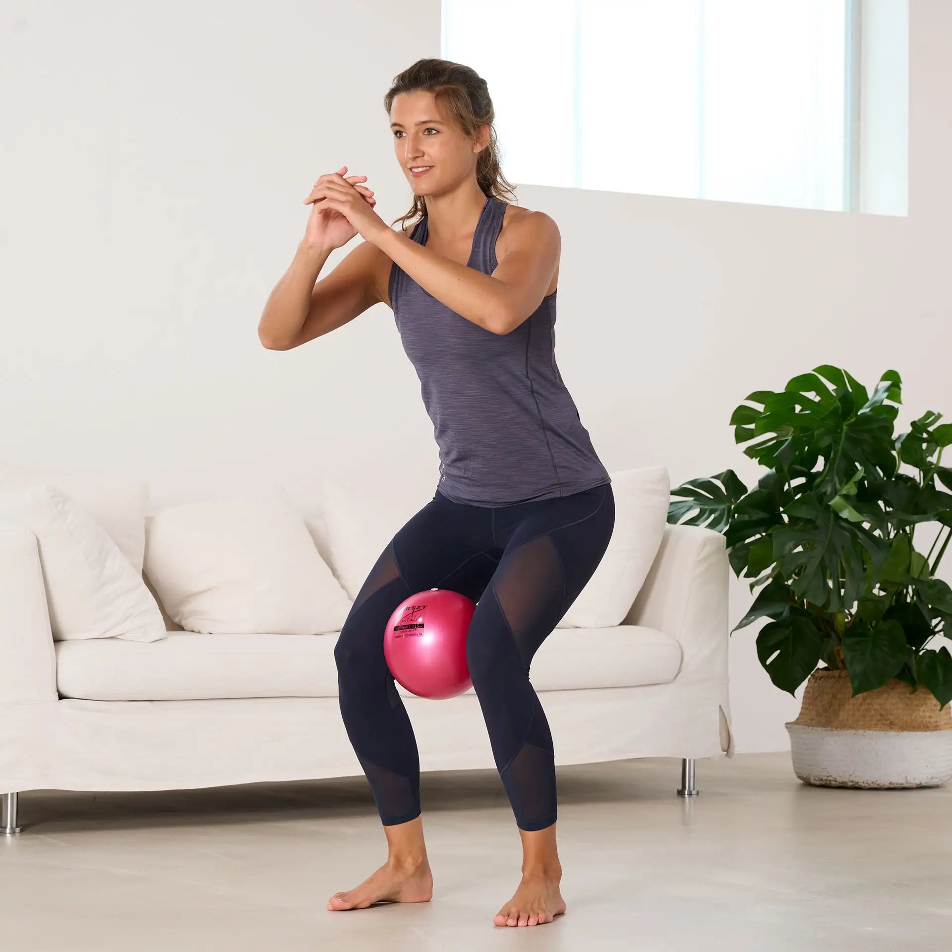 ARTZT vitality Pilates Ball Pilatesball 26 cm griffig