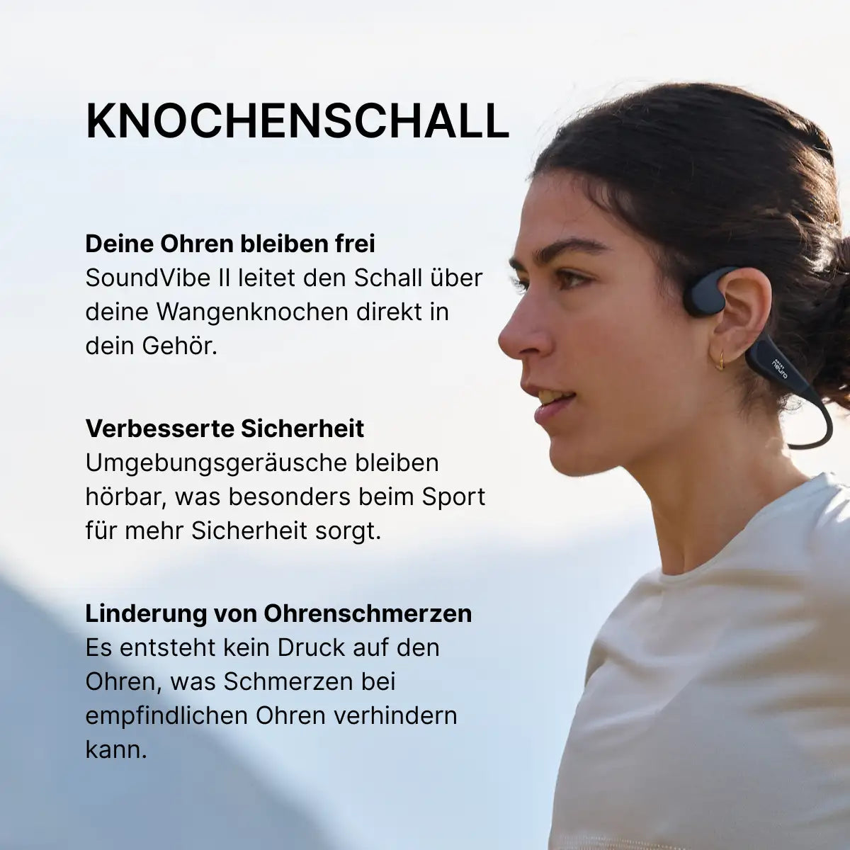 Artzt ARTZT neuro SoundVibe II Knochenschall Kopfhörer Bluetooth
