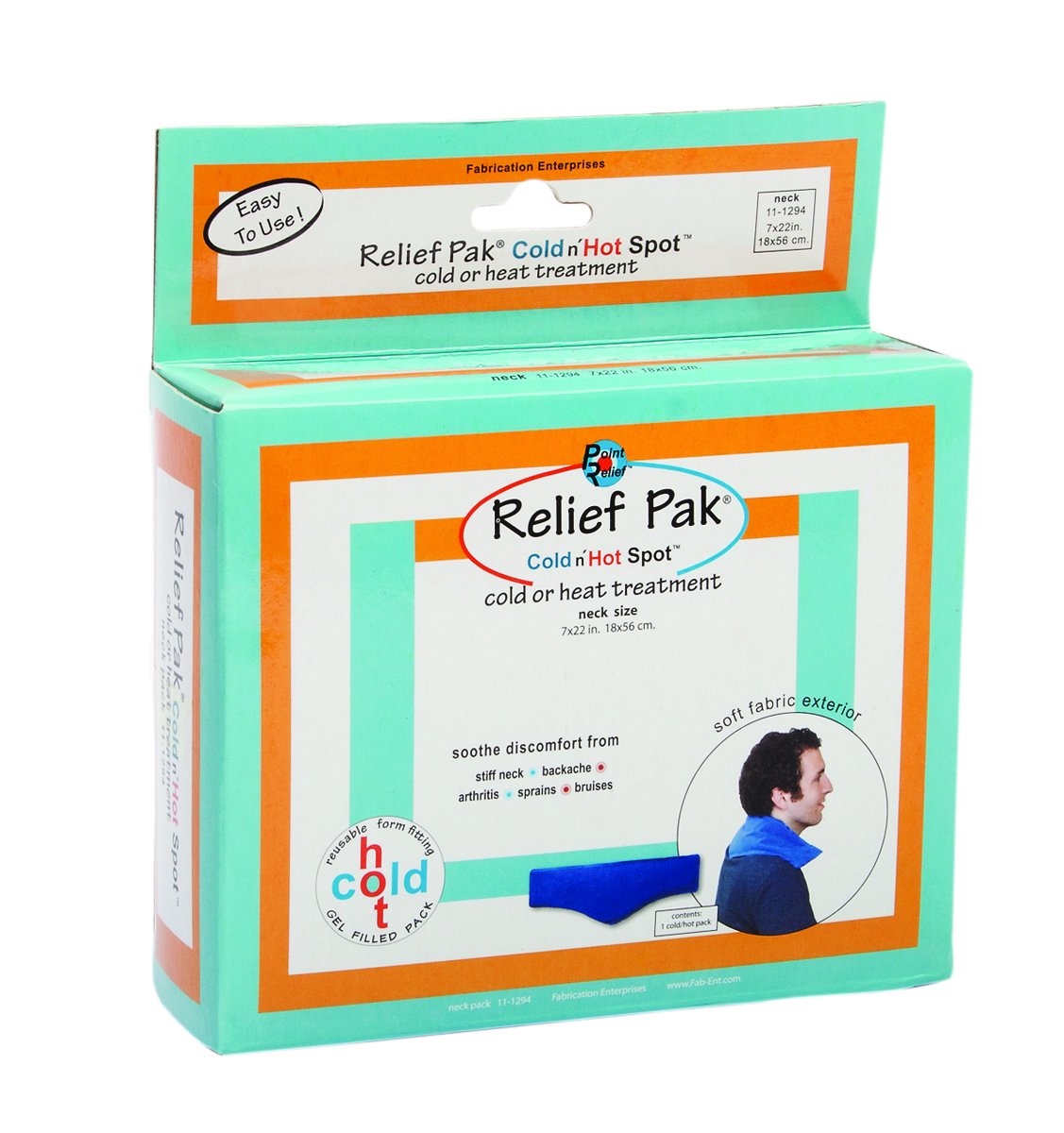 CanDo Relief Pak SensaFlex Kompresse Hals 17,8 x 55,9 cm