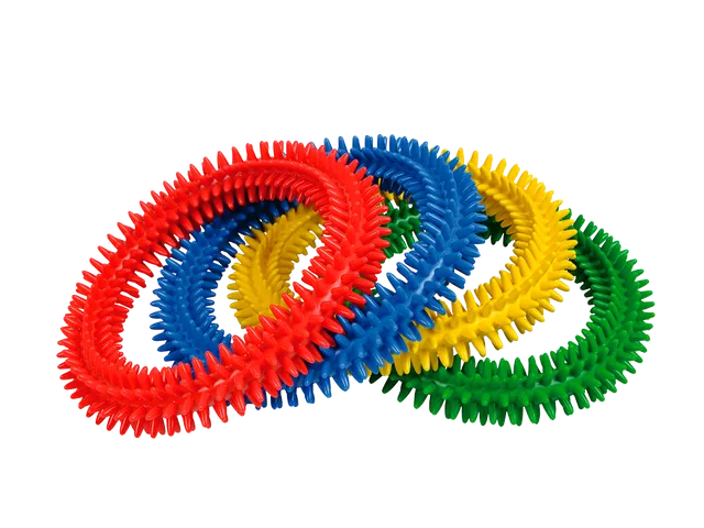 PEZZI Wellfit Aku Ring Massagering sensorisch mit Noppen