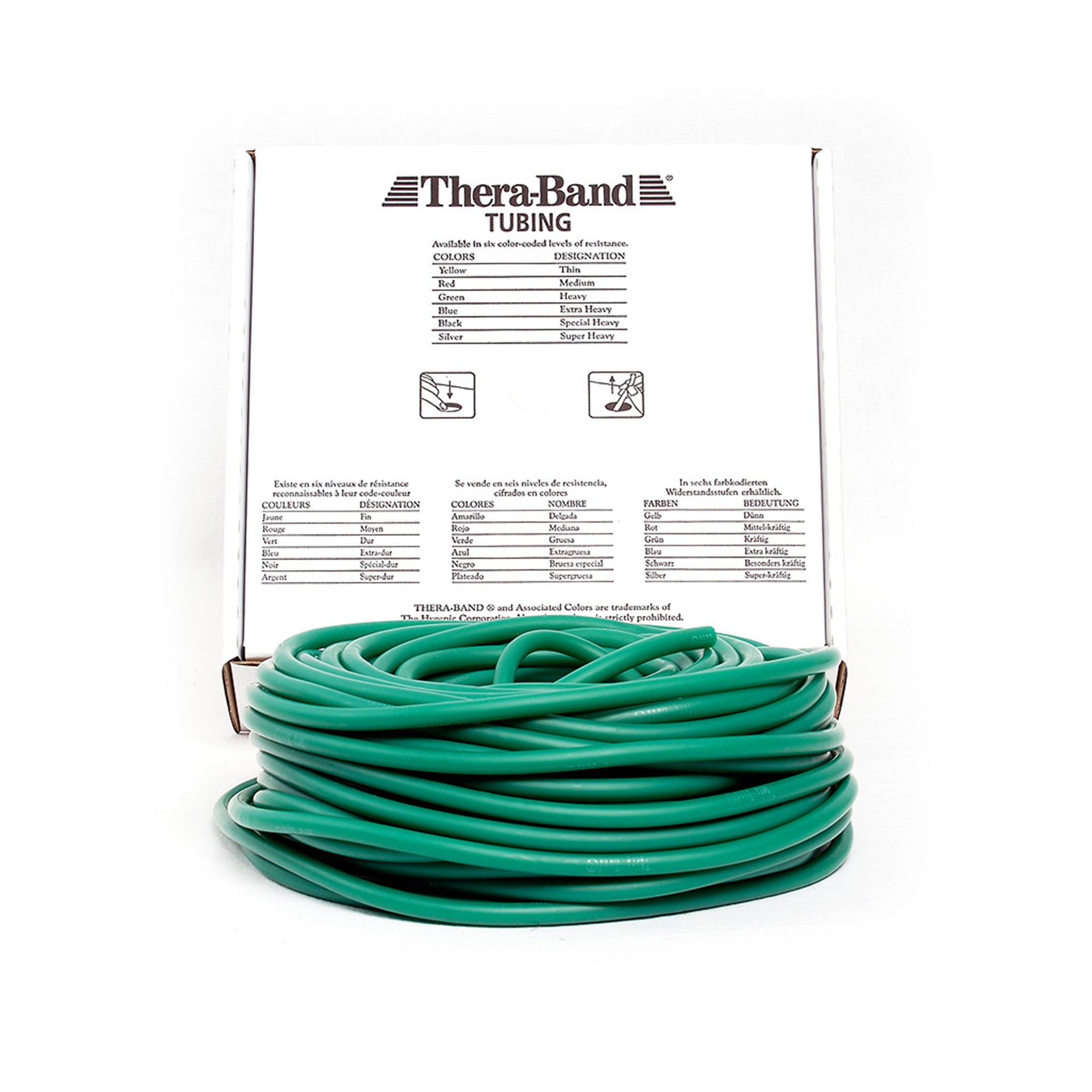 TheraBand Tubing Rolle 30,5m Naturlatex Beige