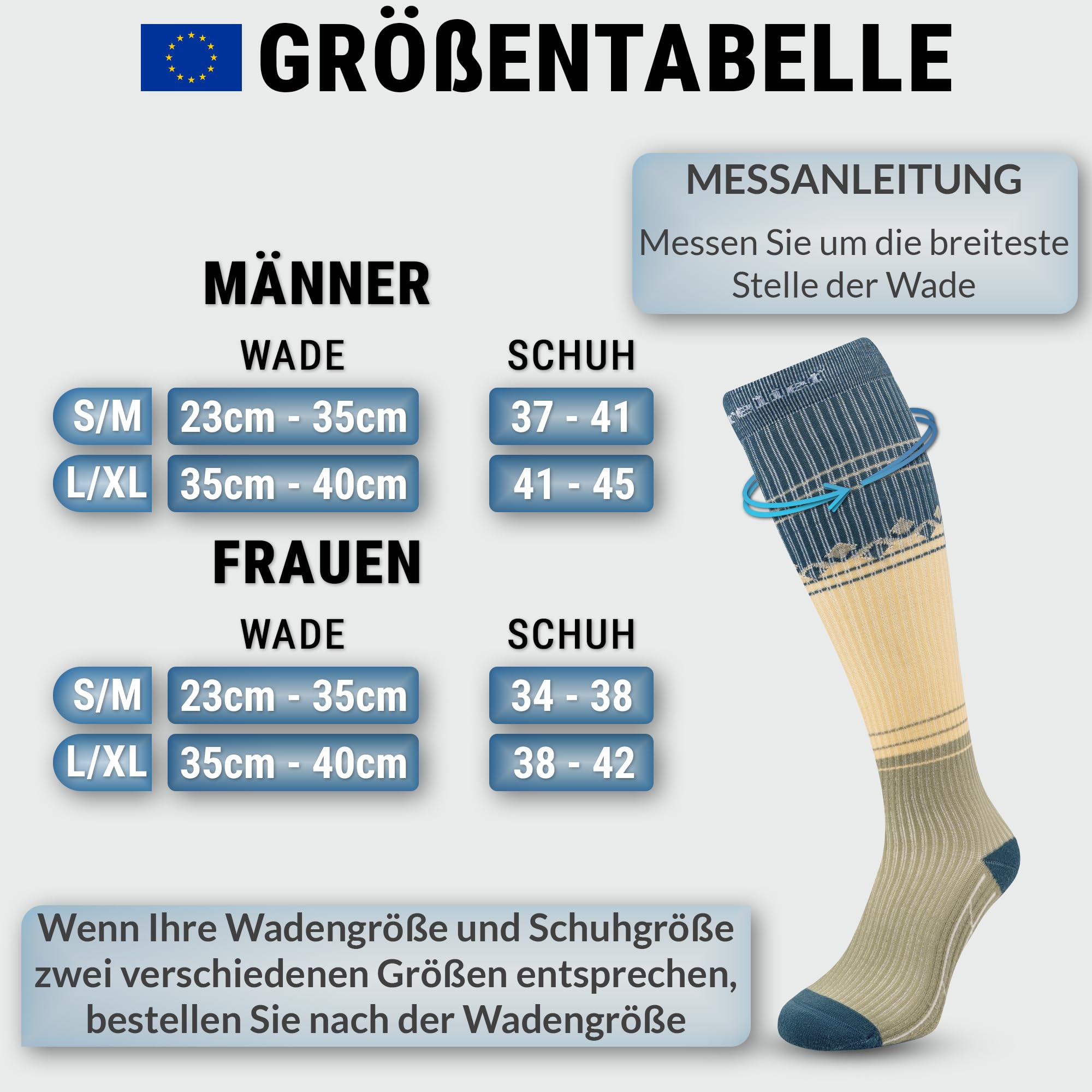 360 RELIEF Kompressionssocken Grün 1 Paar 15-20 mmHg