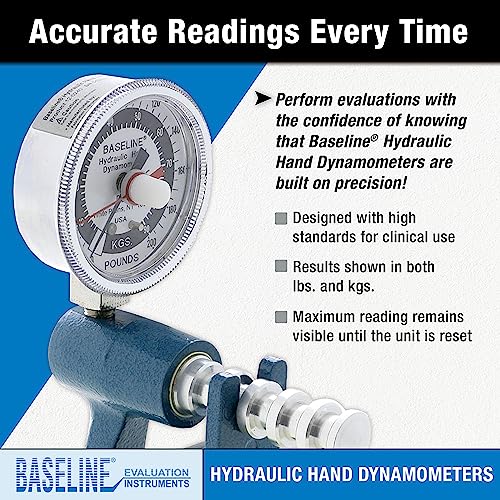 Baseline Evaluation Handkraftmessgerät 90,7 kg Dynamometer