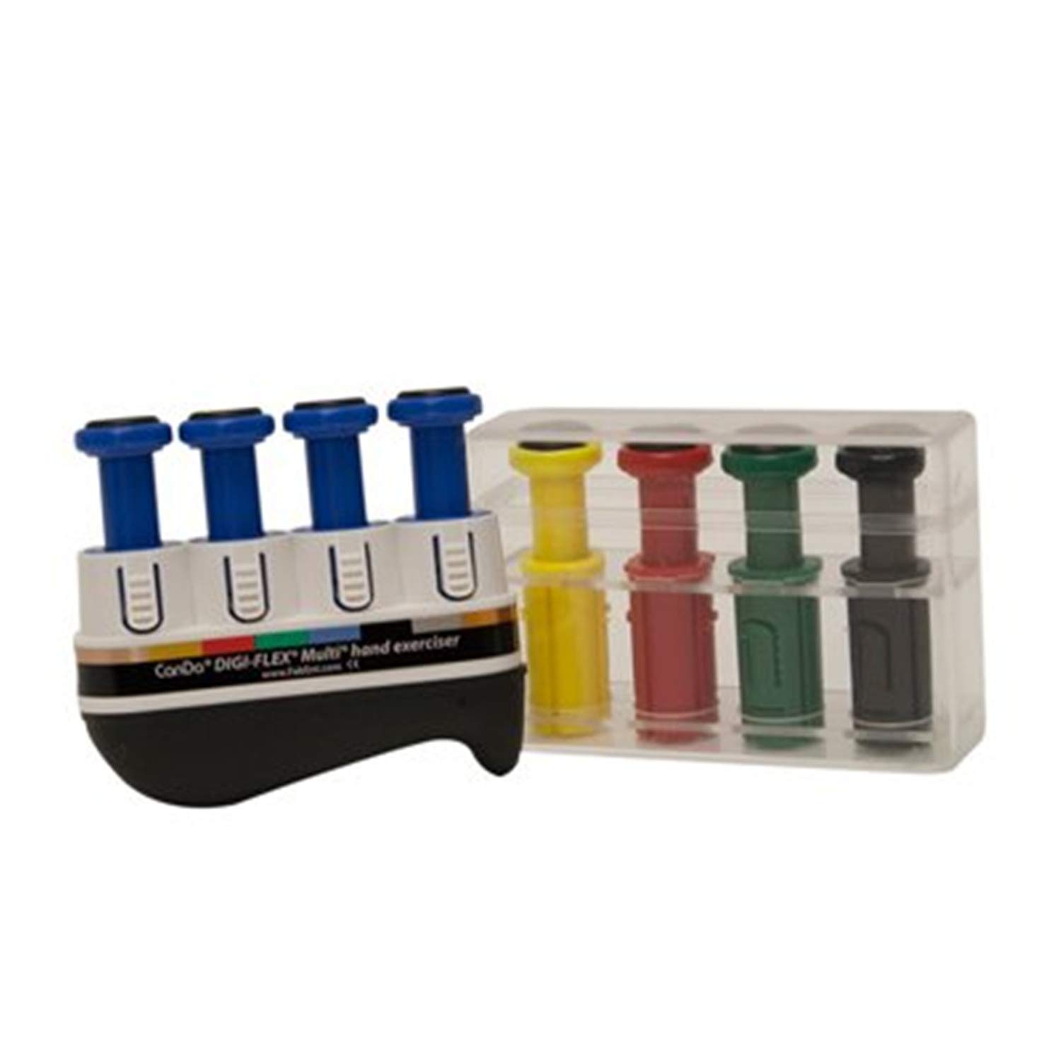 CanDo Digi-Flex Handtrainer 4x grün medium mit 8 Knöpfen