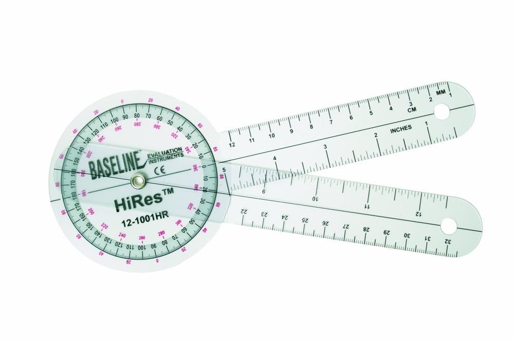 Baseline Goniometer HiRes Kunststoff 360° 20 cm