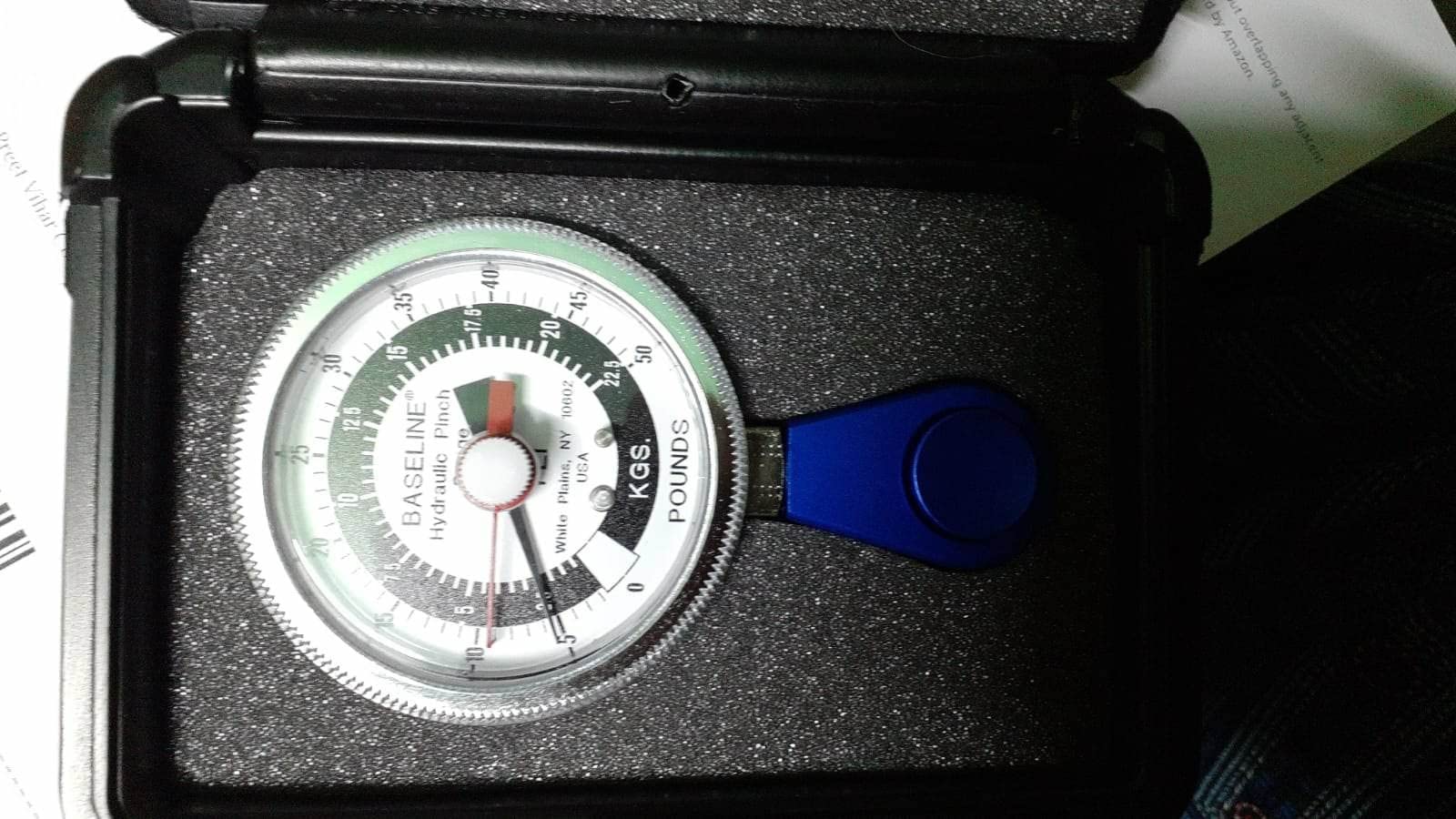 Baseline Evaluation Fingerkraftmesser hydraulisch 22,7 kg