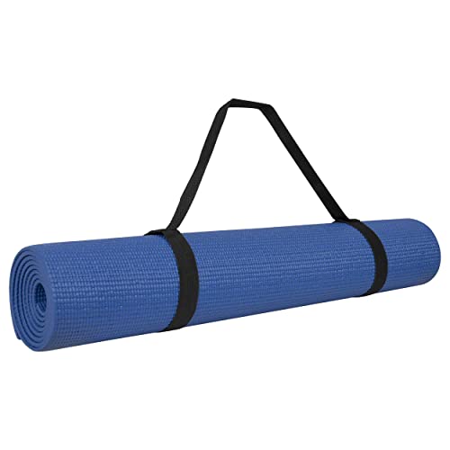 Sport-Tec Yogamatte Fitnessmatte 180x60 mit Tragegurt