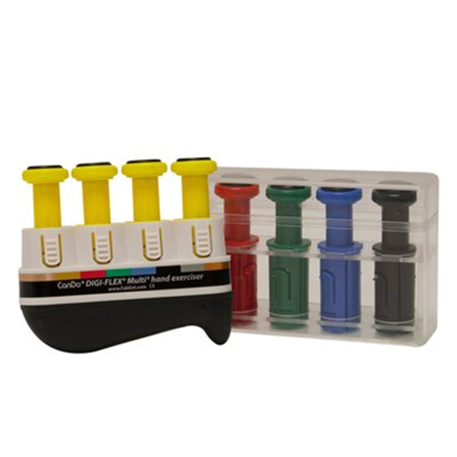 CanDo Digi-Flex Handtrainer 4x grün medium mit 8 Knöpfen