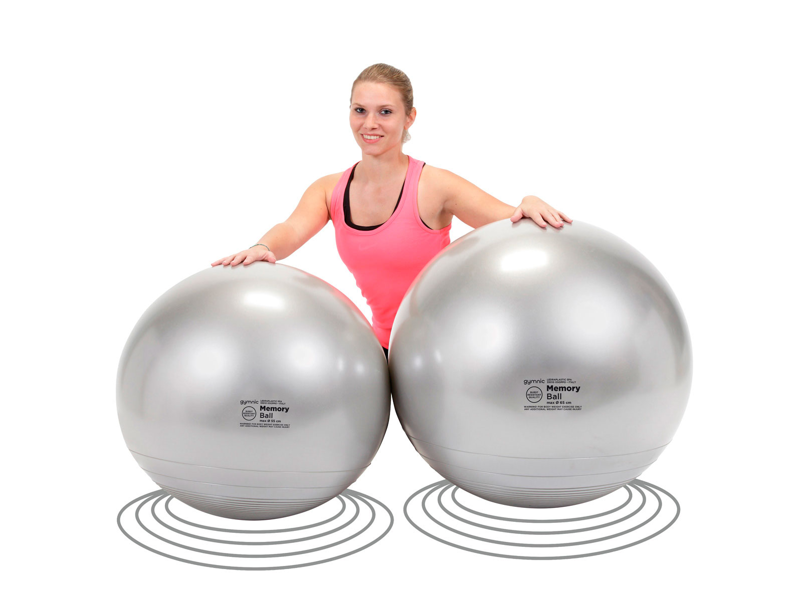 PEZZI Fitness Memory Ball Gymnastikball Sitzball standsicher