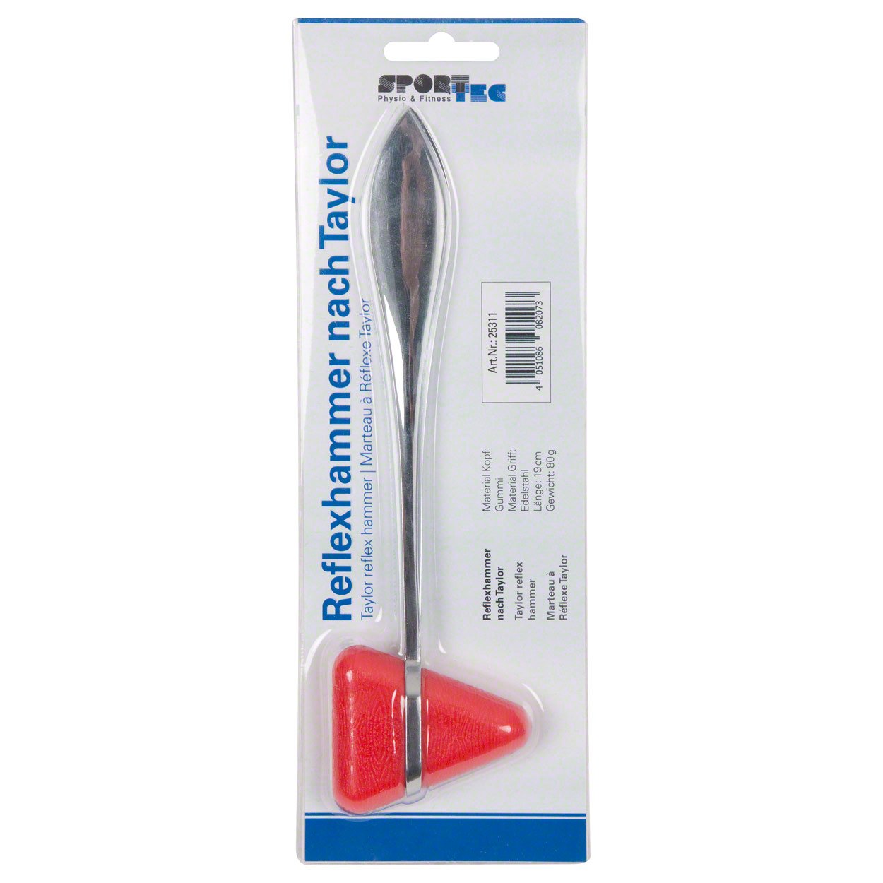 Sport-Tec Reflexhammer nach Taylor 19,5 cm Diagnostik