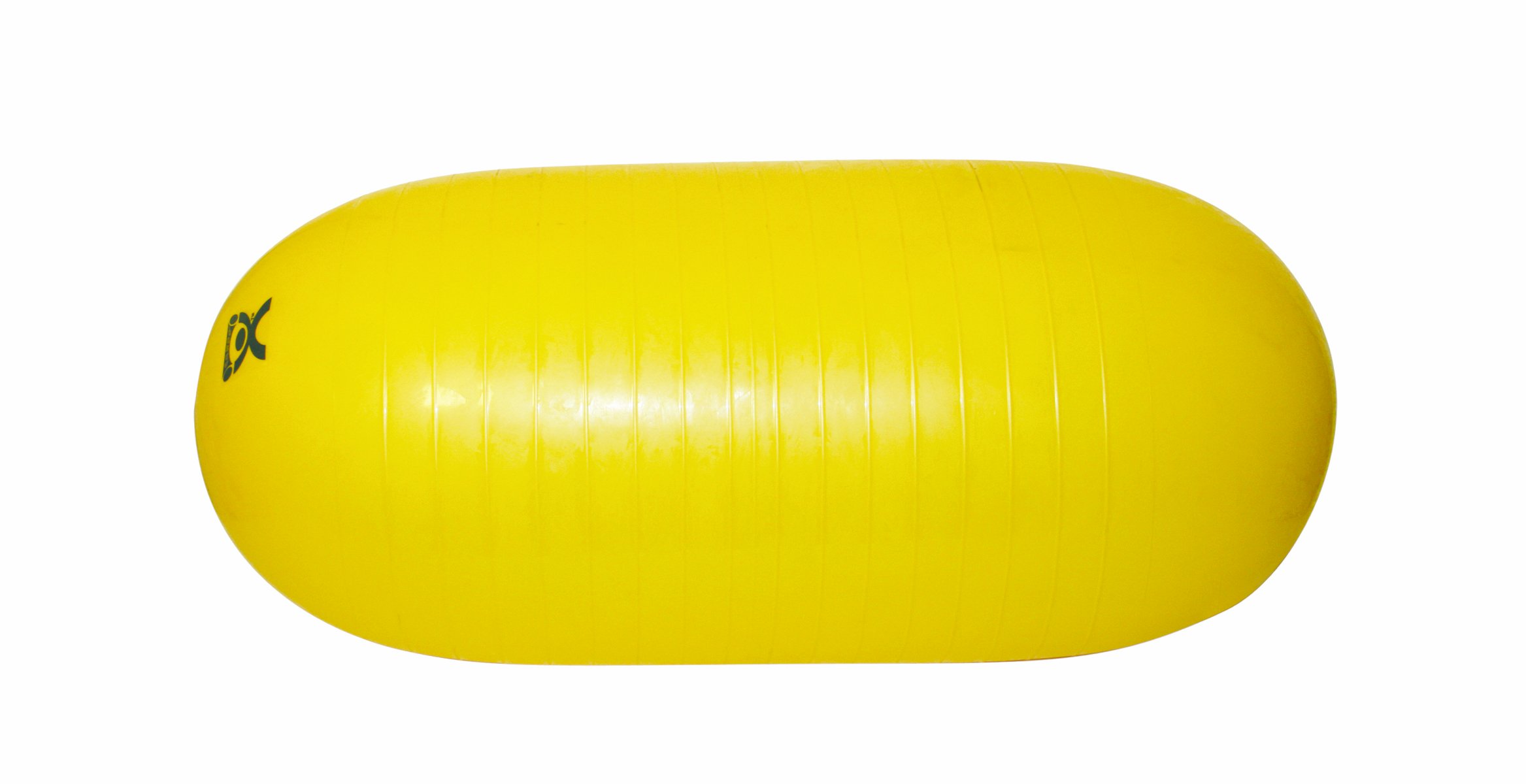 CanDo inflatable Pill Ball Gymnastikrolle 40x90 cm gelb