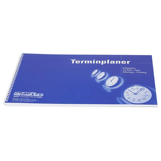 Sport-Tec Praxiseinrichtung Terminplaner 6 Spalten 15 Min Mo-Fr