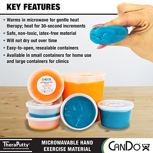 CanDo Theraputty Therapieknete 57g orange weich