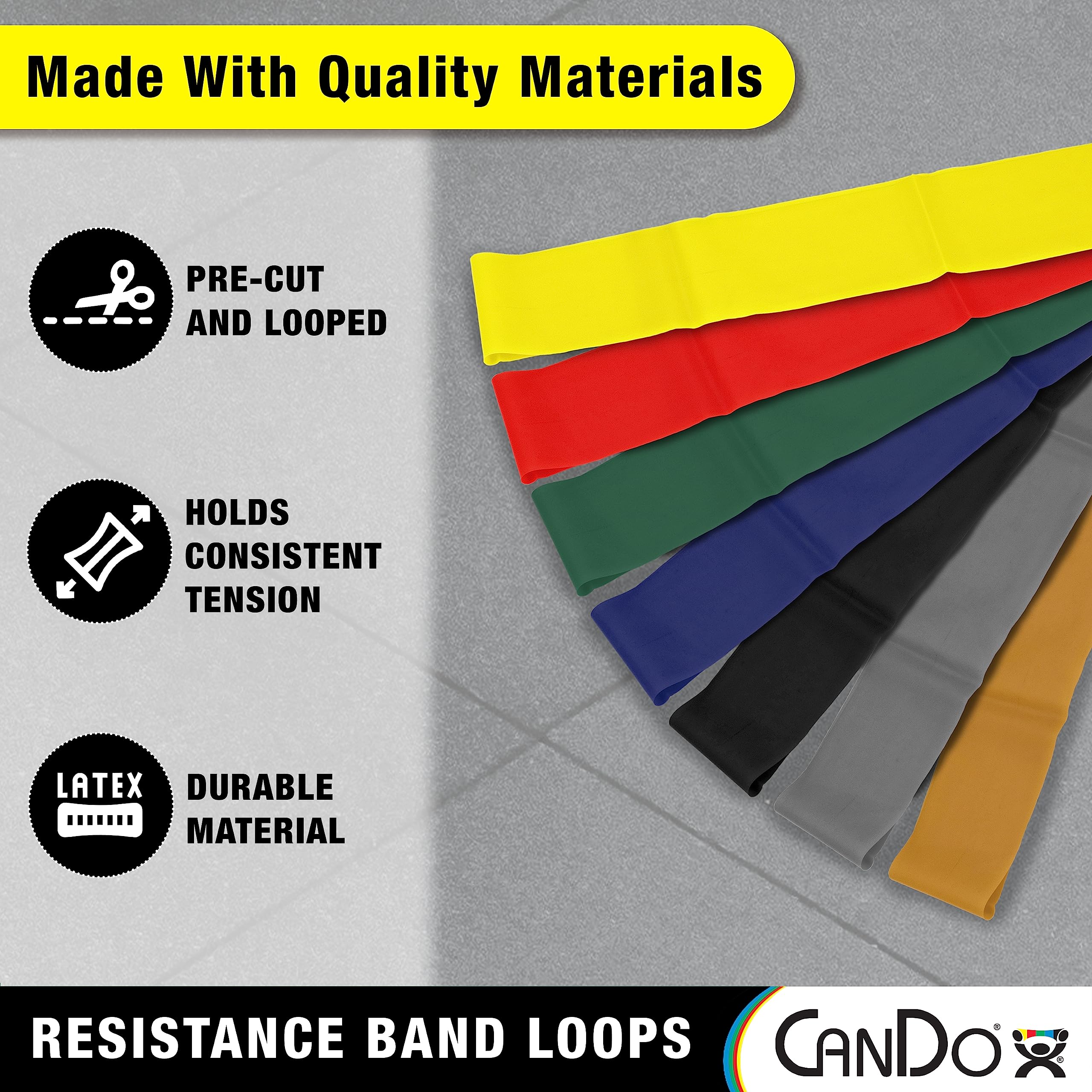 CanDo Bodytrainer Loop Gold 25,4 cm Ultra Schwer