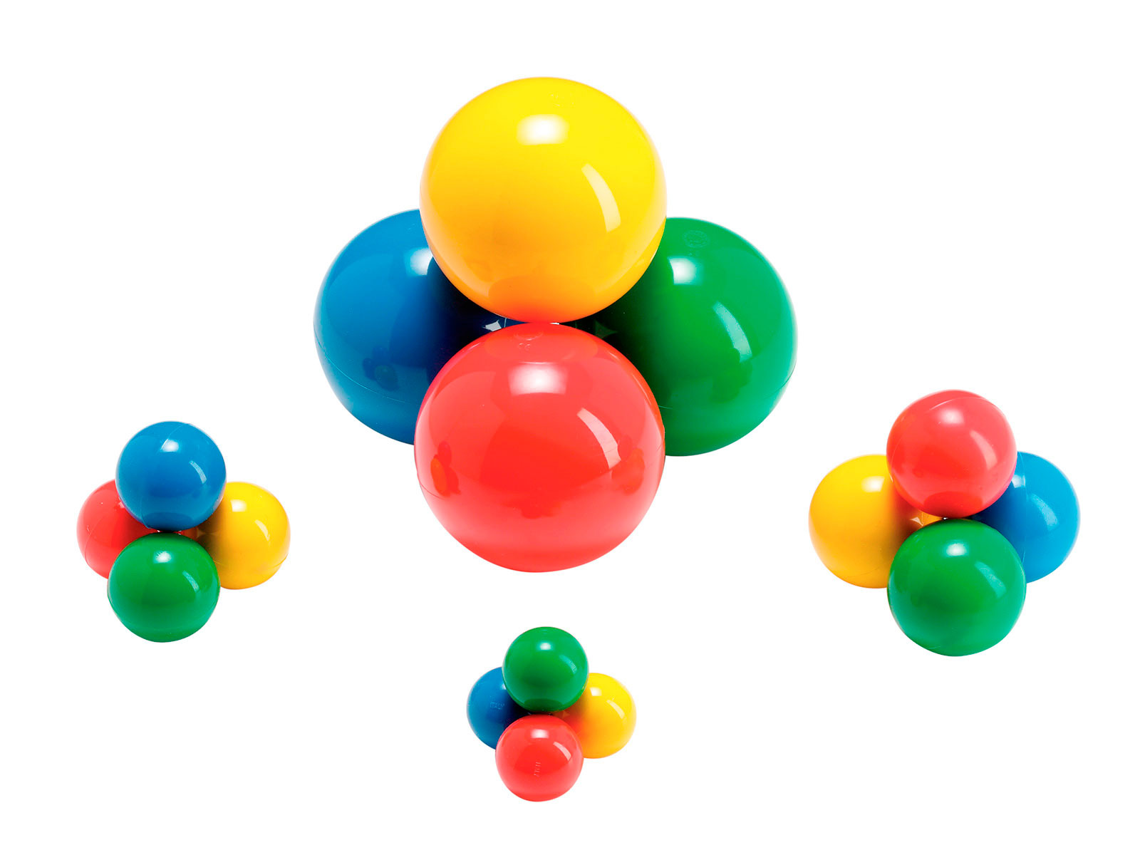 PEZZI Toys Universal Balls Spielbälle Set griffig