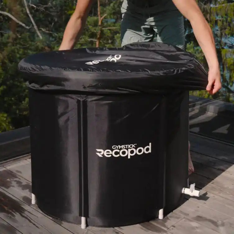 ARTZT thepro Gymstick RecoPod Eistonne Eisbad aufblasbar mit Decke