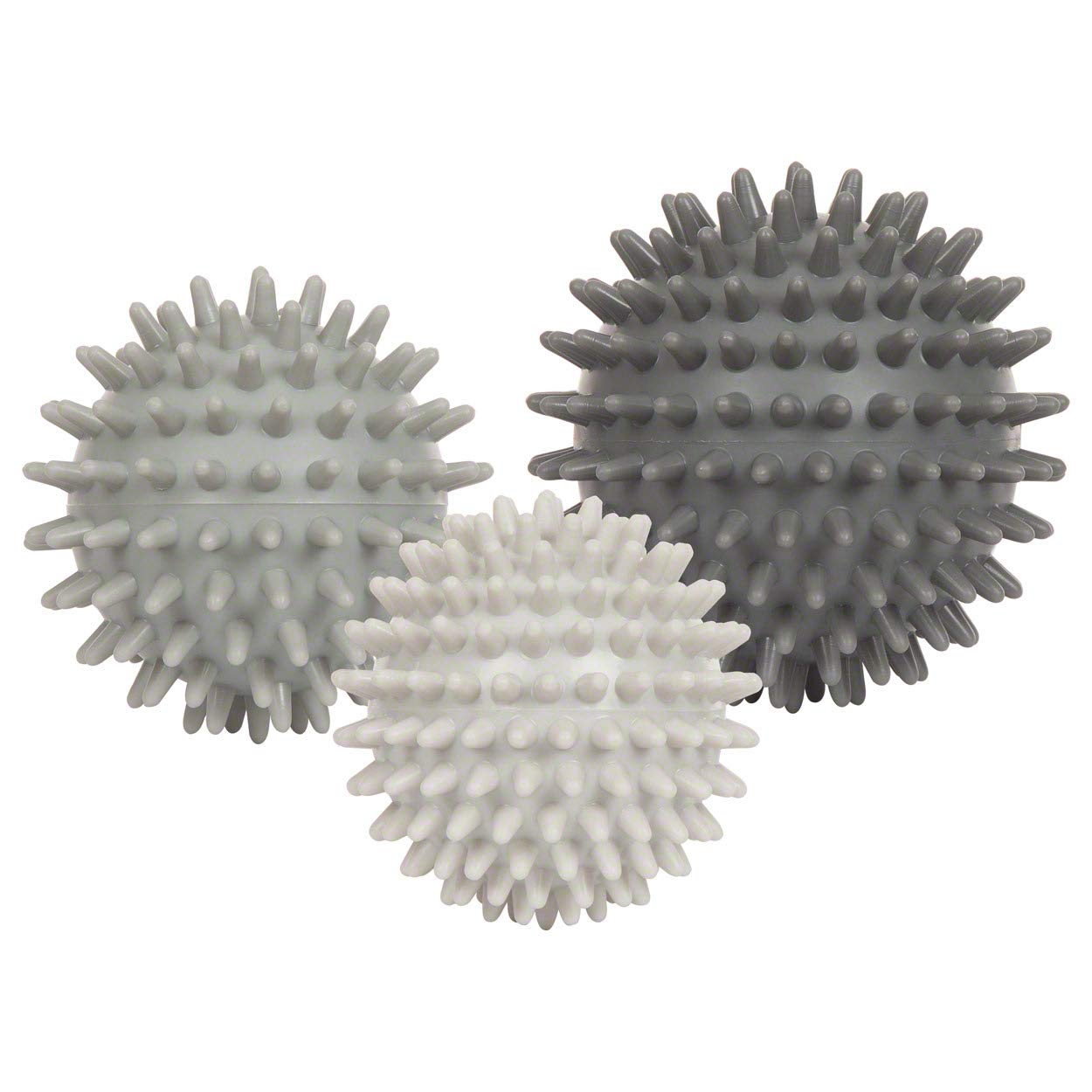 Sport-Tec Igelball Massageball 6 cm Lichtgrau hart