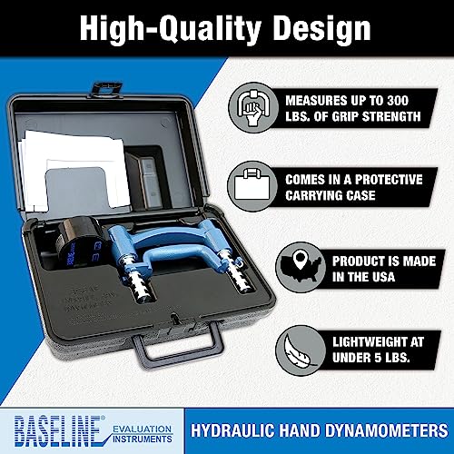 CanDo Baseline Handdynamometer Digital LCD 136 kg Griffkraft