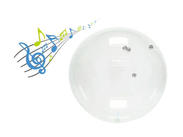 PEZZI Toys Jinglin Ball Klangball transparent Glöckchen