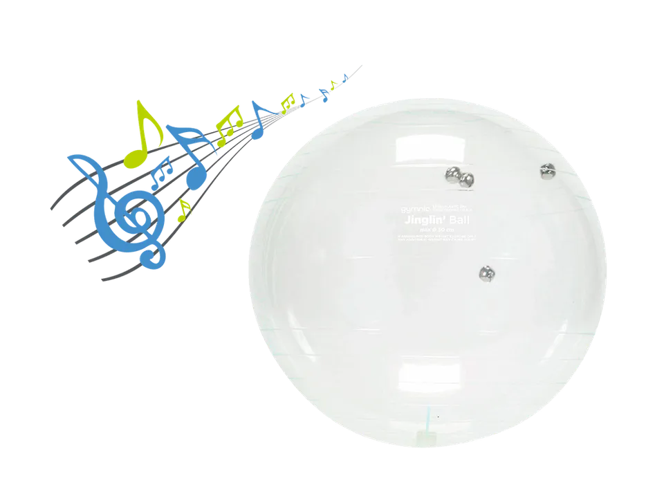 PEZZI Toys Jinglin Ball Klangball transparent Glöckchen