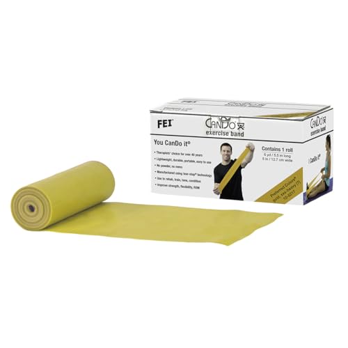 CanDo Trainingsband Gymnastikband 5,5 m gold ultra schwer