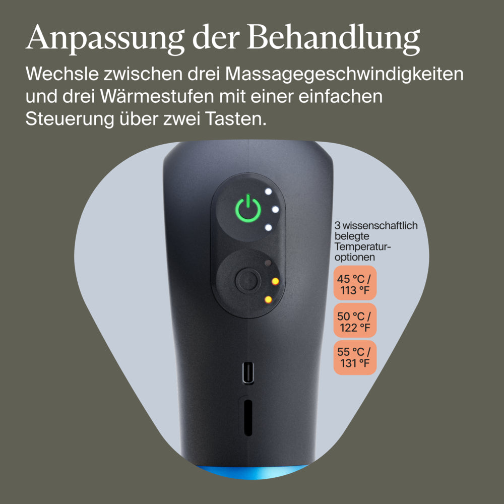 Therabody Theragun Mini Plus Massagepistole Wärme 55°C Bluetooth