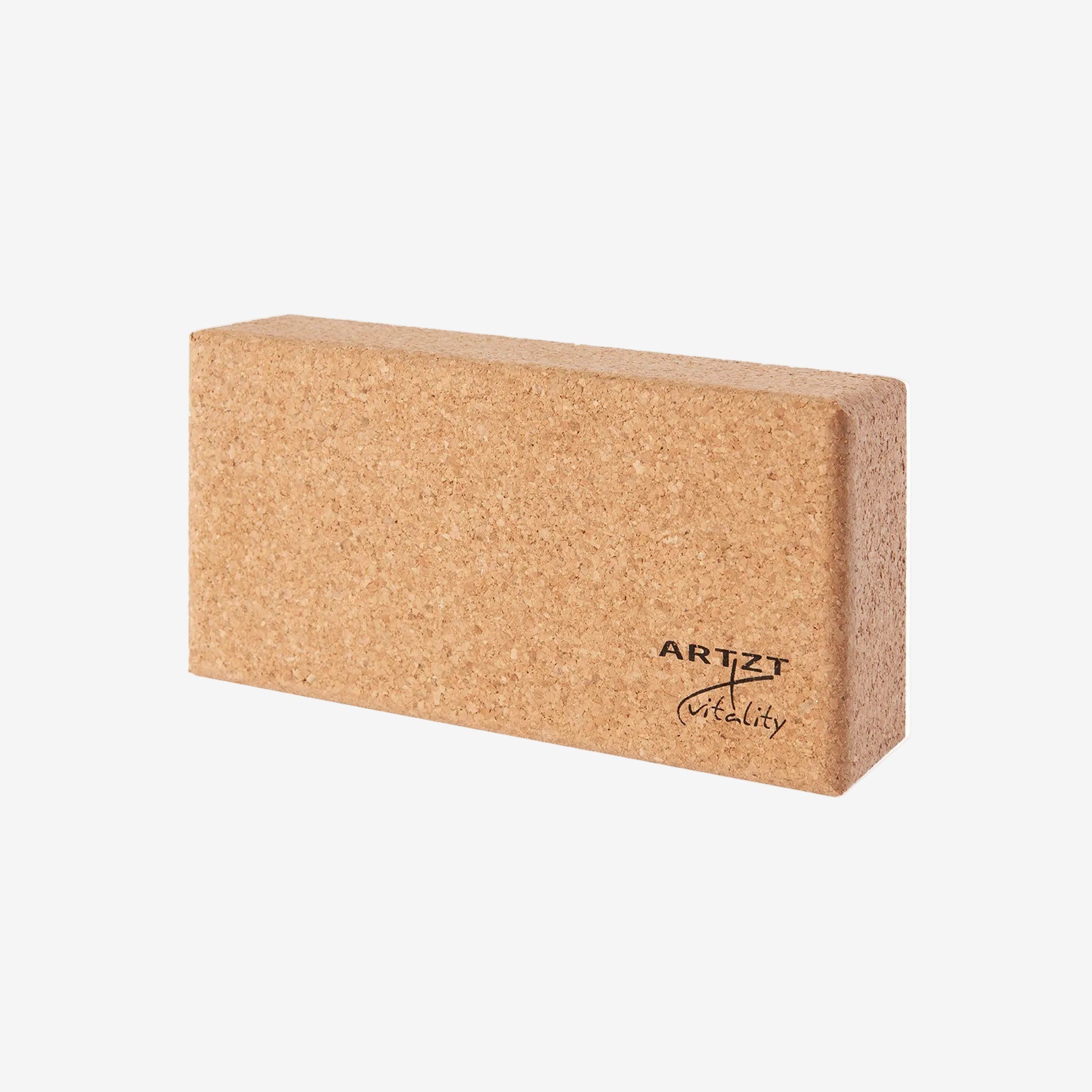 ARTZT vitality Yoga Block Kork Yogablock 22,7 cm recycelbar