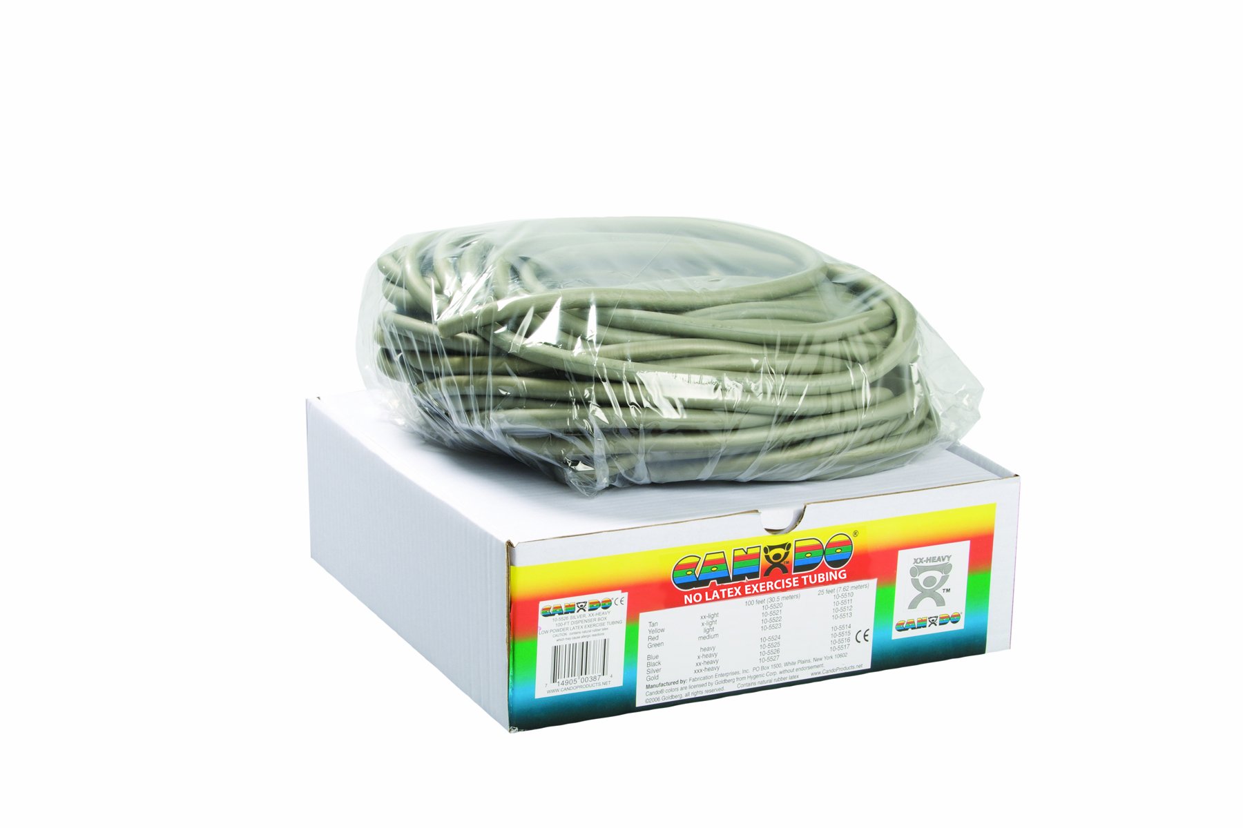 CanDo Power Tube Fitnesstube 30,5 m gelb sehr leicht