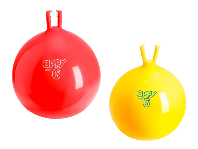 PEZZI Toys Oppy Hüpfball Kinder mit Griff Gleichgewicht