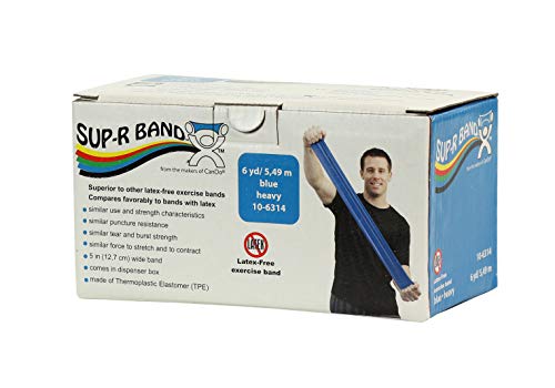 CanDo Sup-R Band Trainingsband latexfrei 5,5 m blau schwer