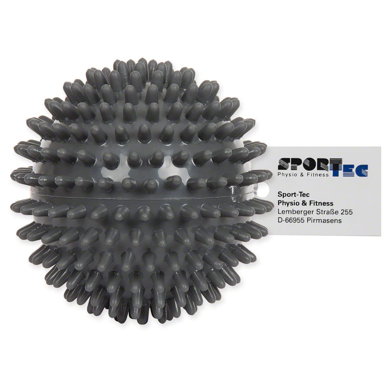 Sport-Tec Igelball Massageball 6 cm Lichtgrau hart