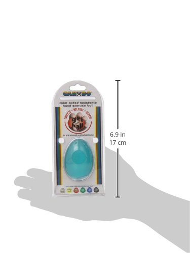 CanDo Digi-Squeeze Gel Handtrainer Groß Blau Schwer