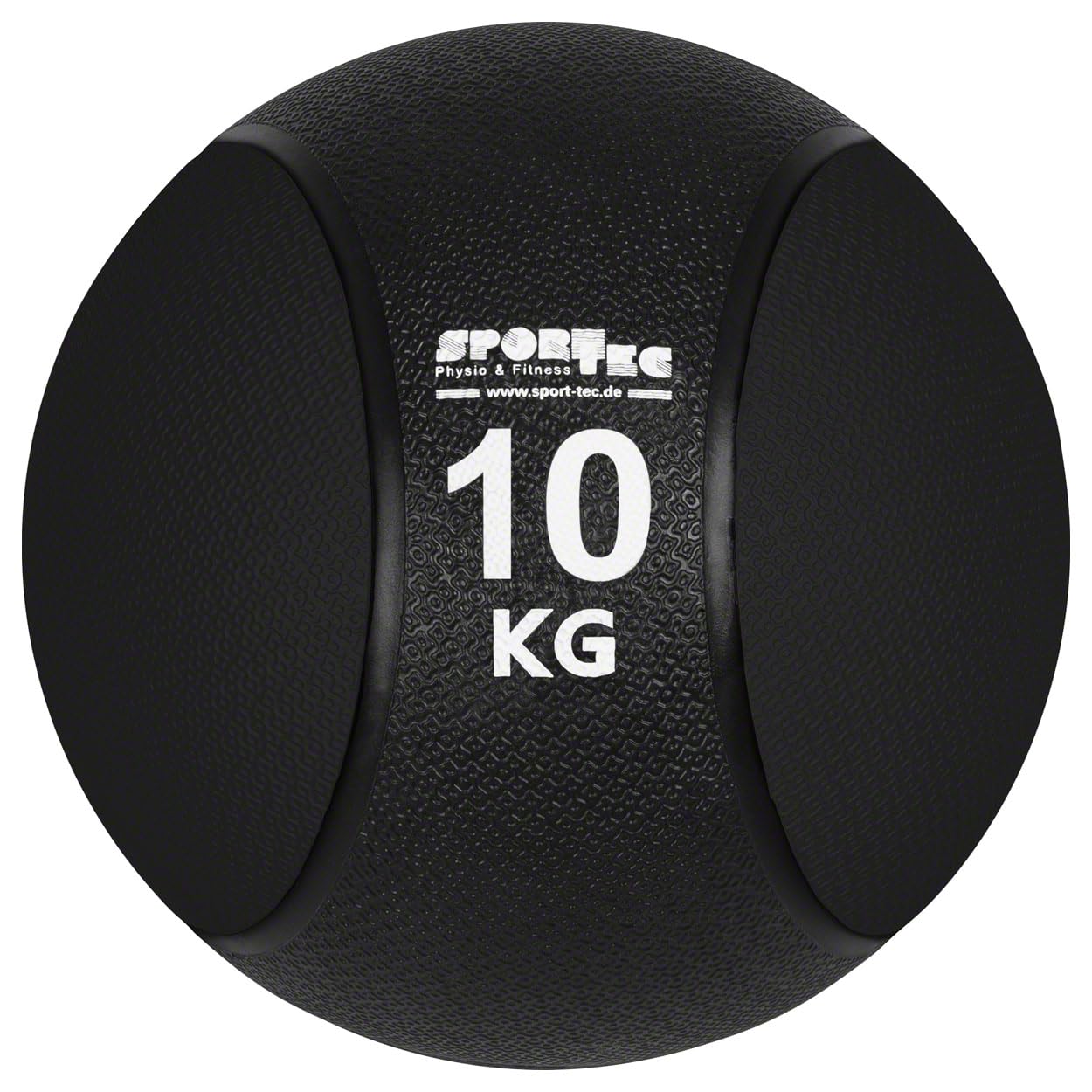 Sport-Tec Medizinball Trainingsball 10 kg schwarz Gummi
