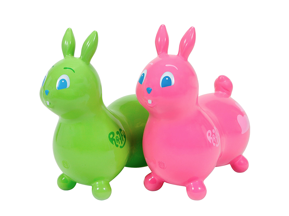 Pezzi Toys Raffy Hüpfhase aufblasbar Motorik Gleichgewicht