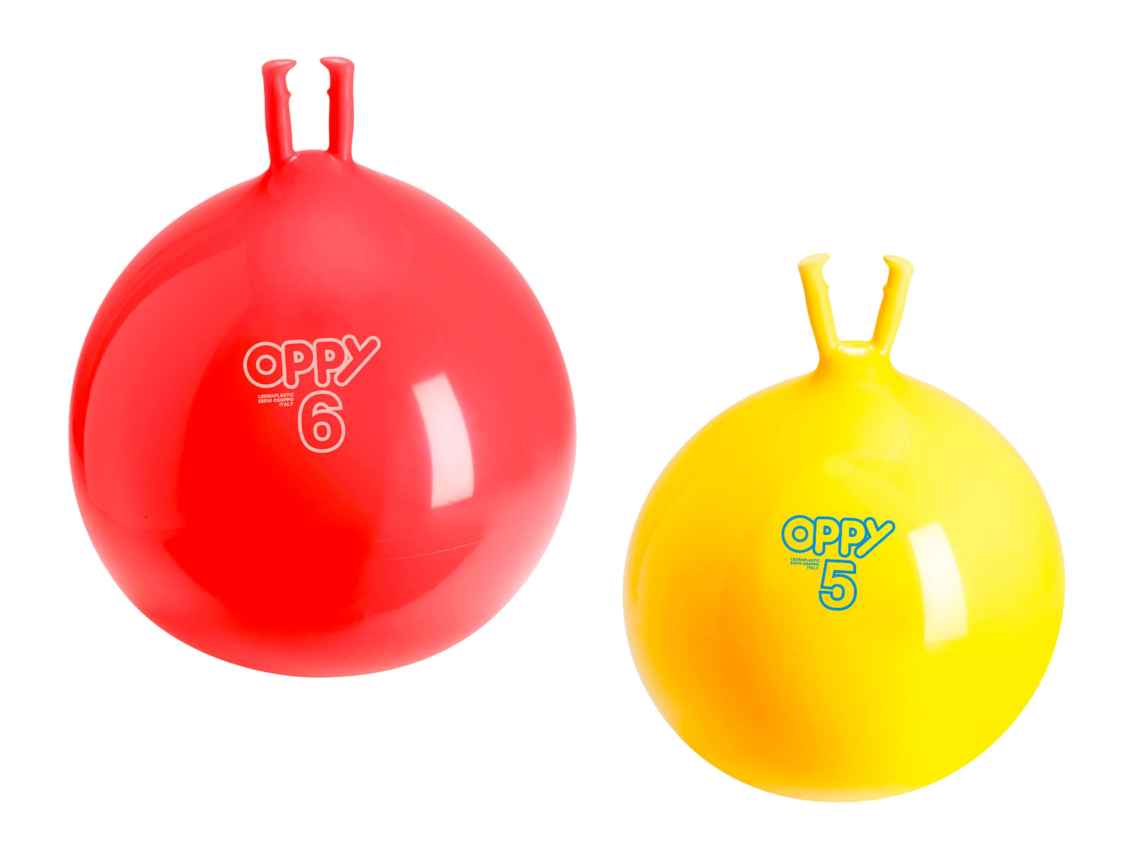 PEZZI Toys Oppy Hüpfball Kinder mit Griff Gleichgewicht
