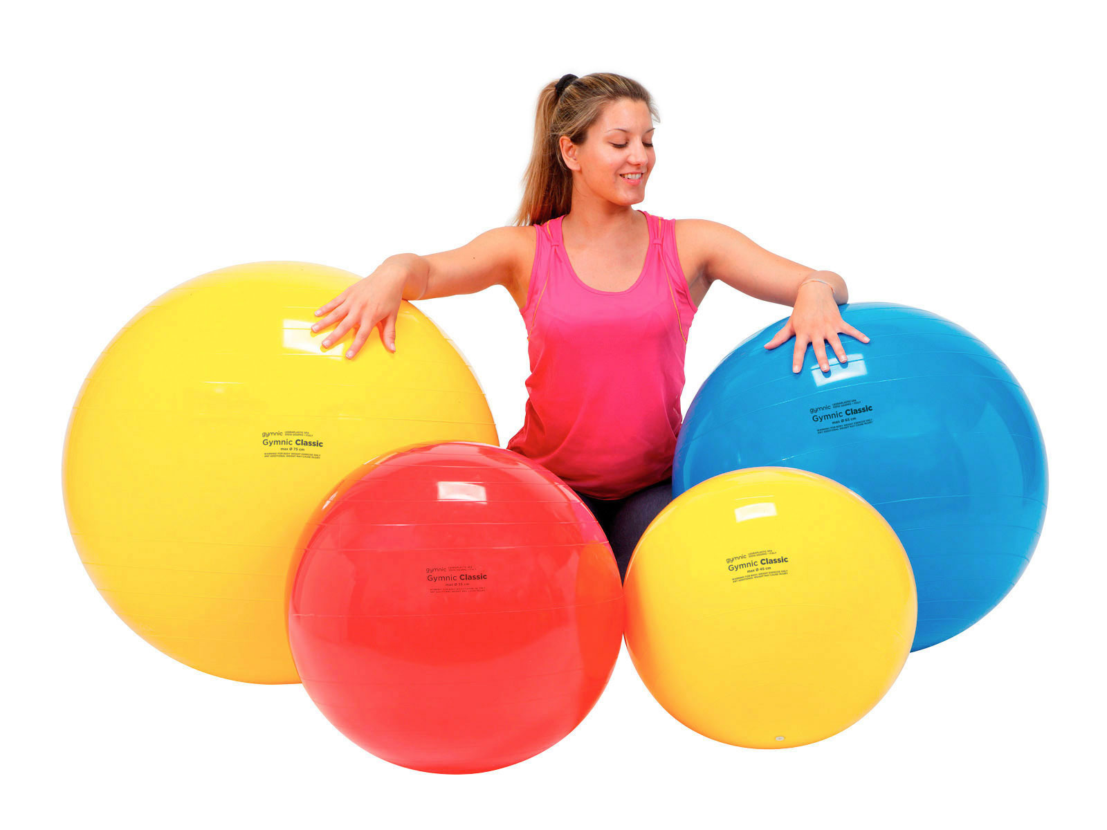 PEZZI Gymnic Classic Gymnastikball für Physiotherapie