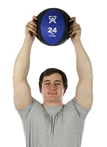 CanDo weight Medizinball Doppelgriff 10,9kg blau Gummi