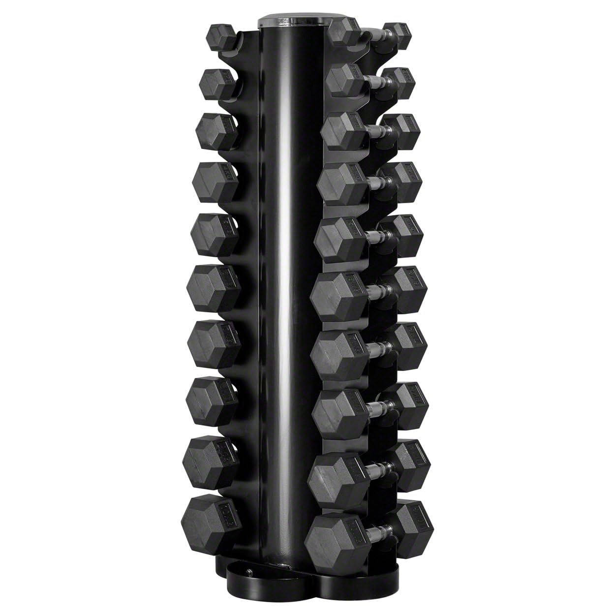 Sport-Tec Kurzhantel-Turm-Set 10 Paar 1-10 kg mit Ständer