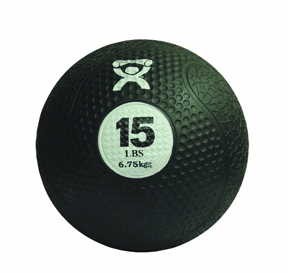 CanDo Weight Series Medizinball 5,0 kg blau Gummi