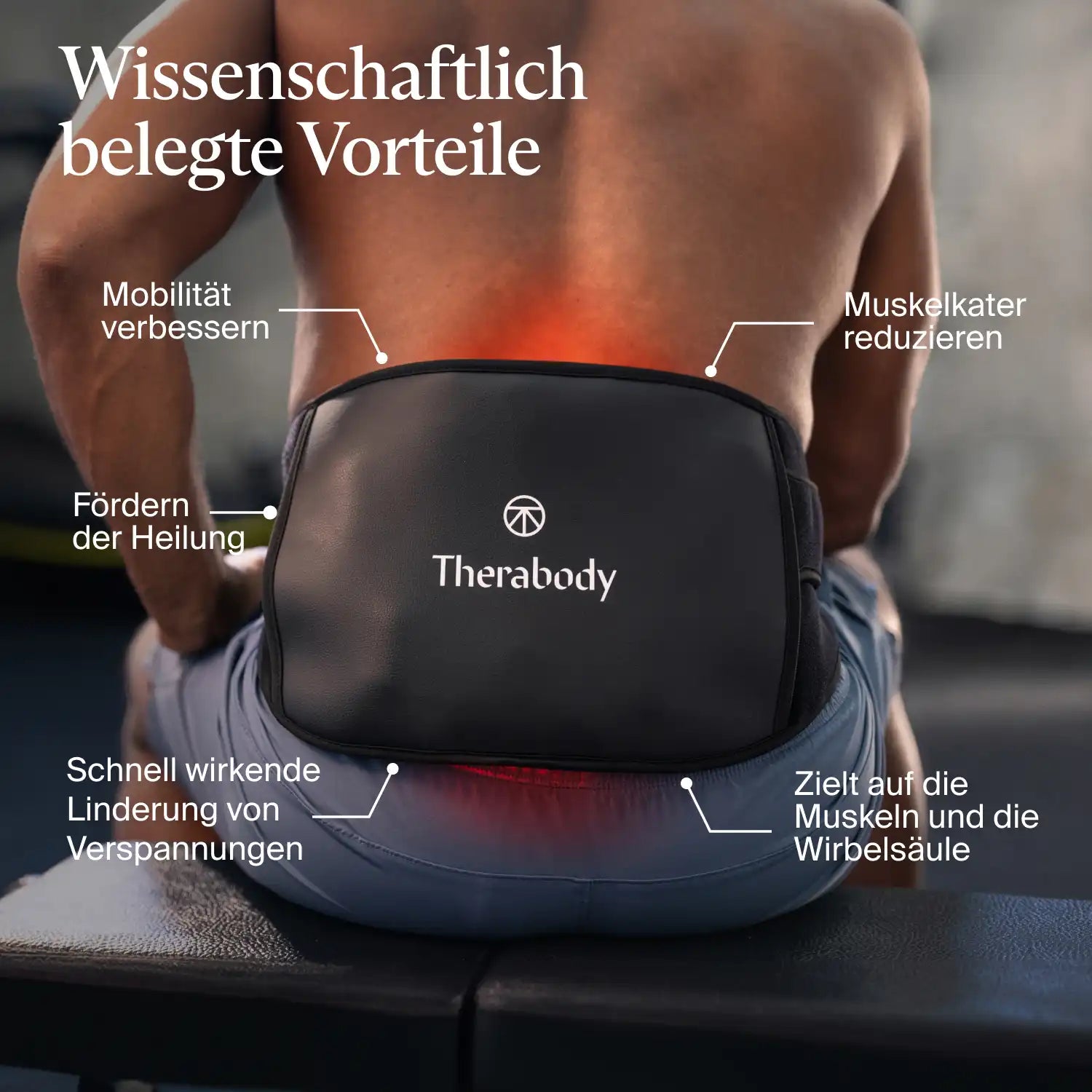 Artzt Therabody ThermBack Wärmegürtel LED Rücken