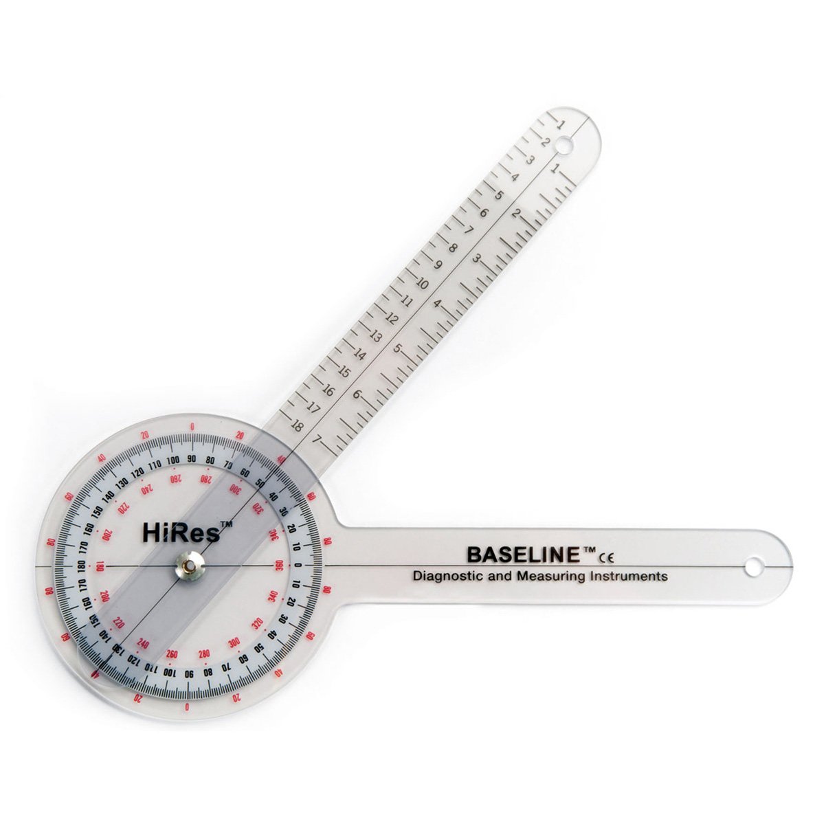 Baseline Goniometer HiRes Kunststoff 360° 20 cm