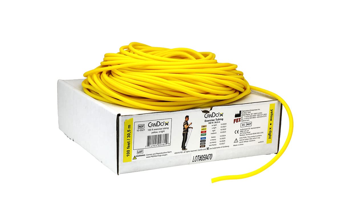 CanDo Power Tube Fitnesstube 30,5 m gelb sehr leicht