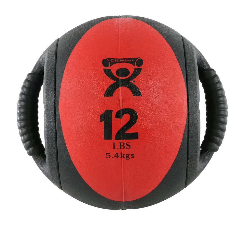 CanDo weight series Medizinball Doppelgriff 5,5 kg rot