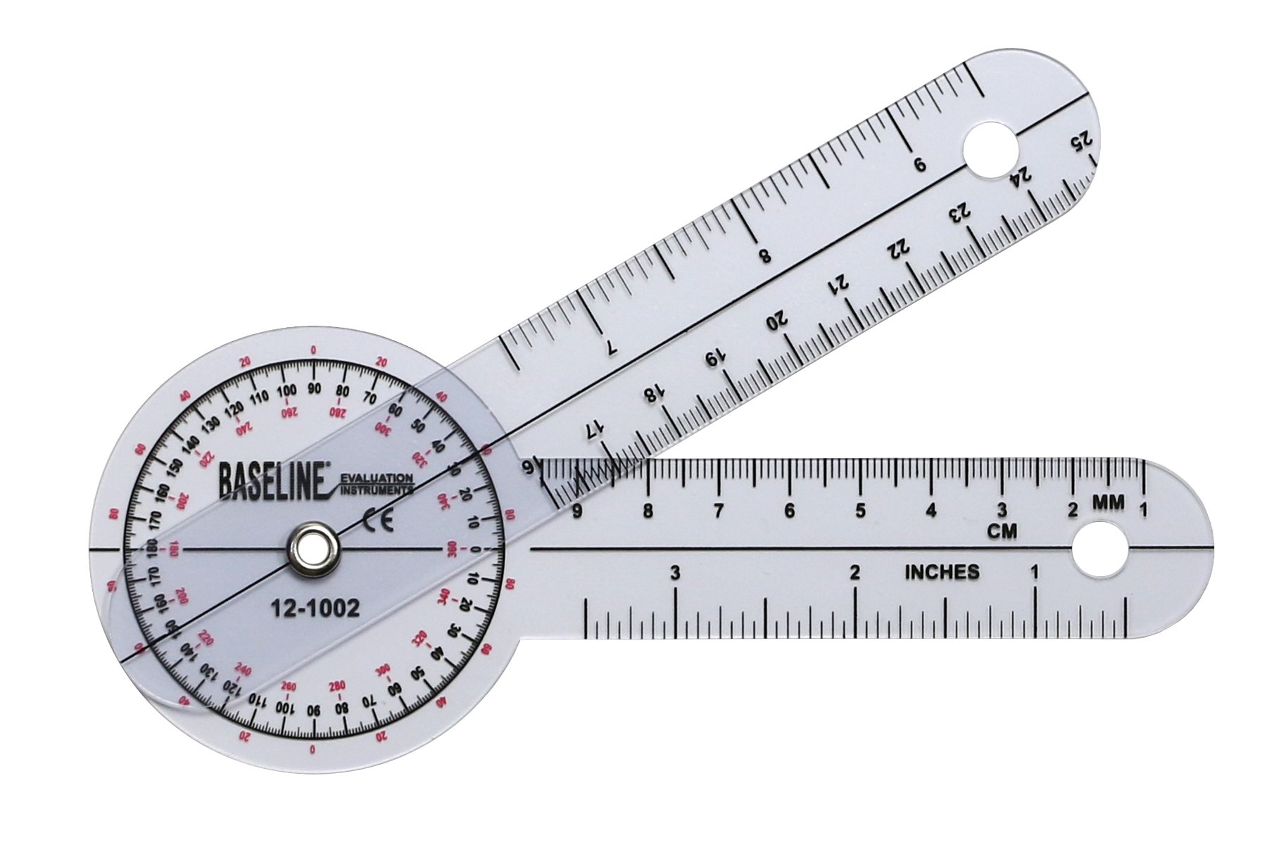 CanDo Baseline Goniometer 30 cm Kunststoff 360°