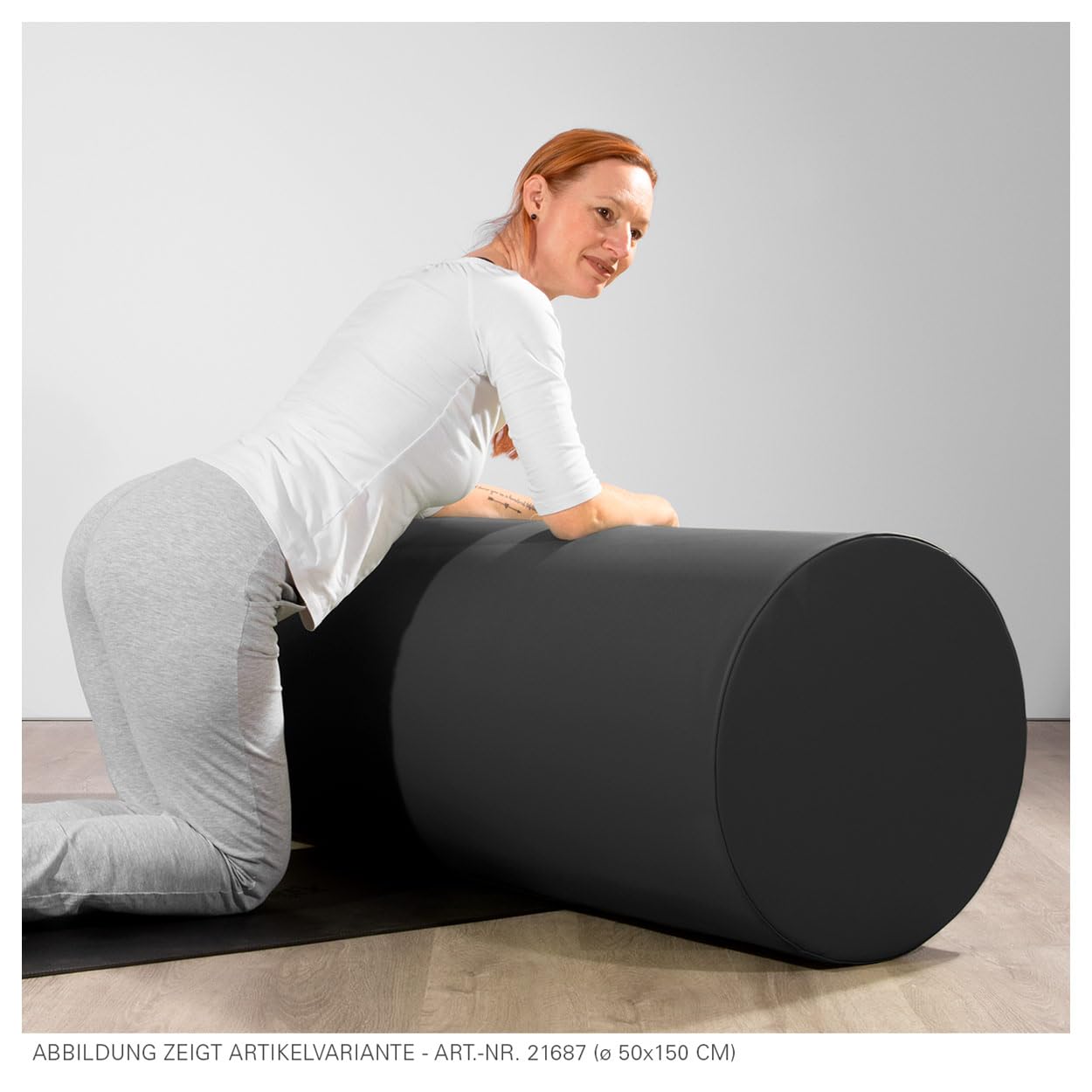 Sport-Tec Therapiegeräte Spastikerrolle 30x100 cm anthrazit