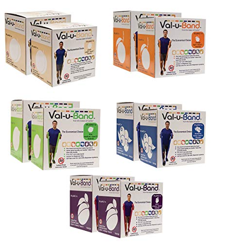 CanDo Val-u-Band Trainingsband 2x45m 5er Set latexfrei