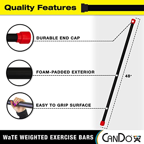 CanDo weight series Gewichtsstab 91 cm 10,23 kg Silber