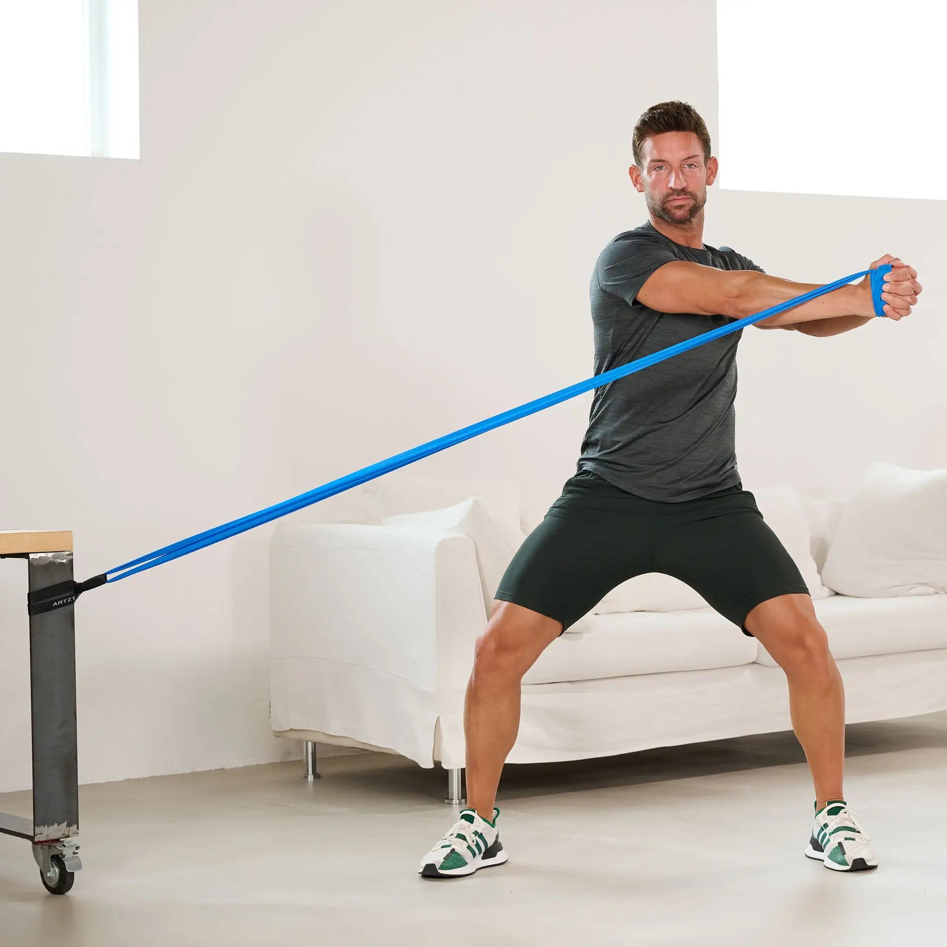 ARTZT vitality Übungsband PLUS Fitnessbänder 2er-Set mit Schlaufe